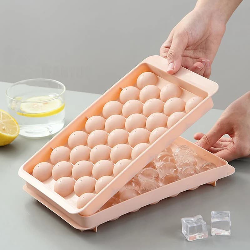 Forma de Cubos de Gelo Hóquei 33 Cavidades