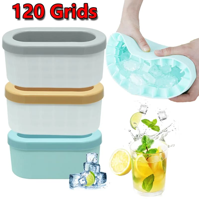 Balde de Gelo Redondo de Silicone
