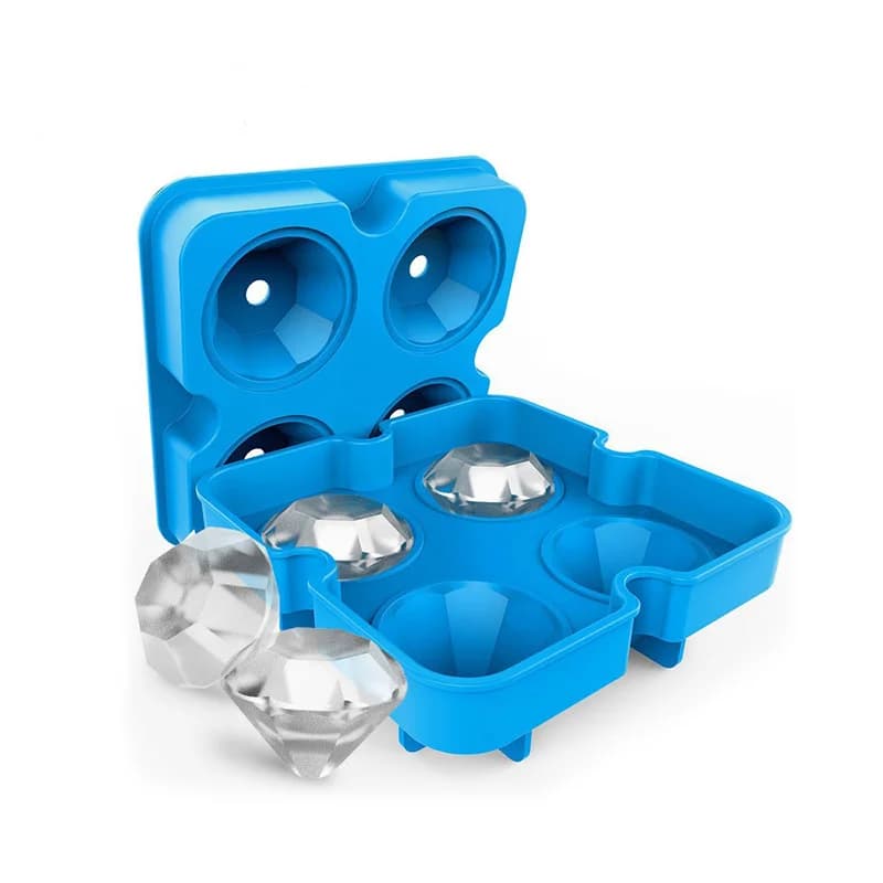 Forma de Cubos de Gelo Diamante