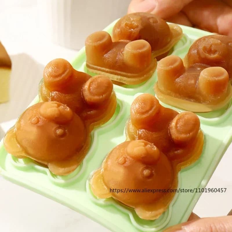 Forma de Gelo Ursinho com Funil