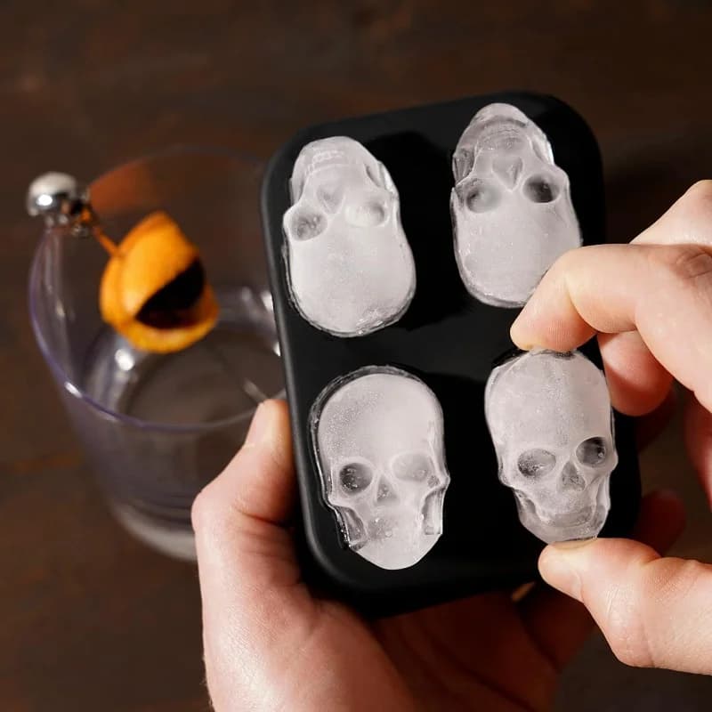 Forma de Bola de Gelo Caveira 3D