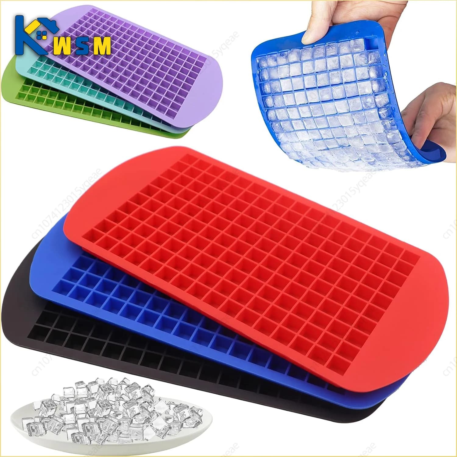 Forma Mini de Cubos de Gelo 160 Cavidades