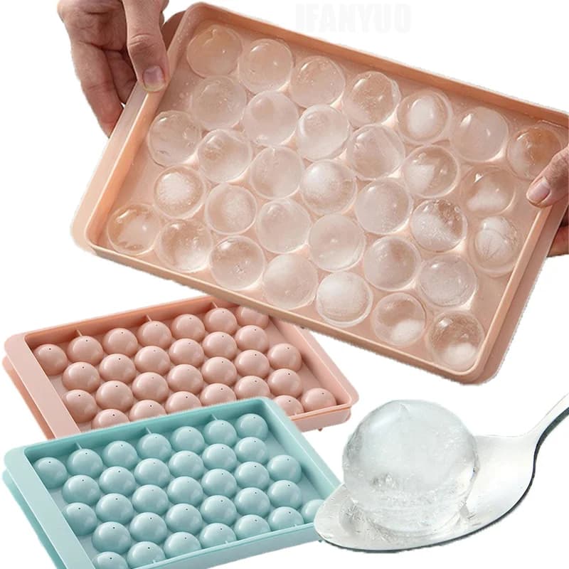 Forma de Cubos de Gelo Hóquei 33 Cavidades