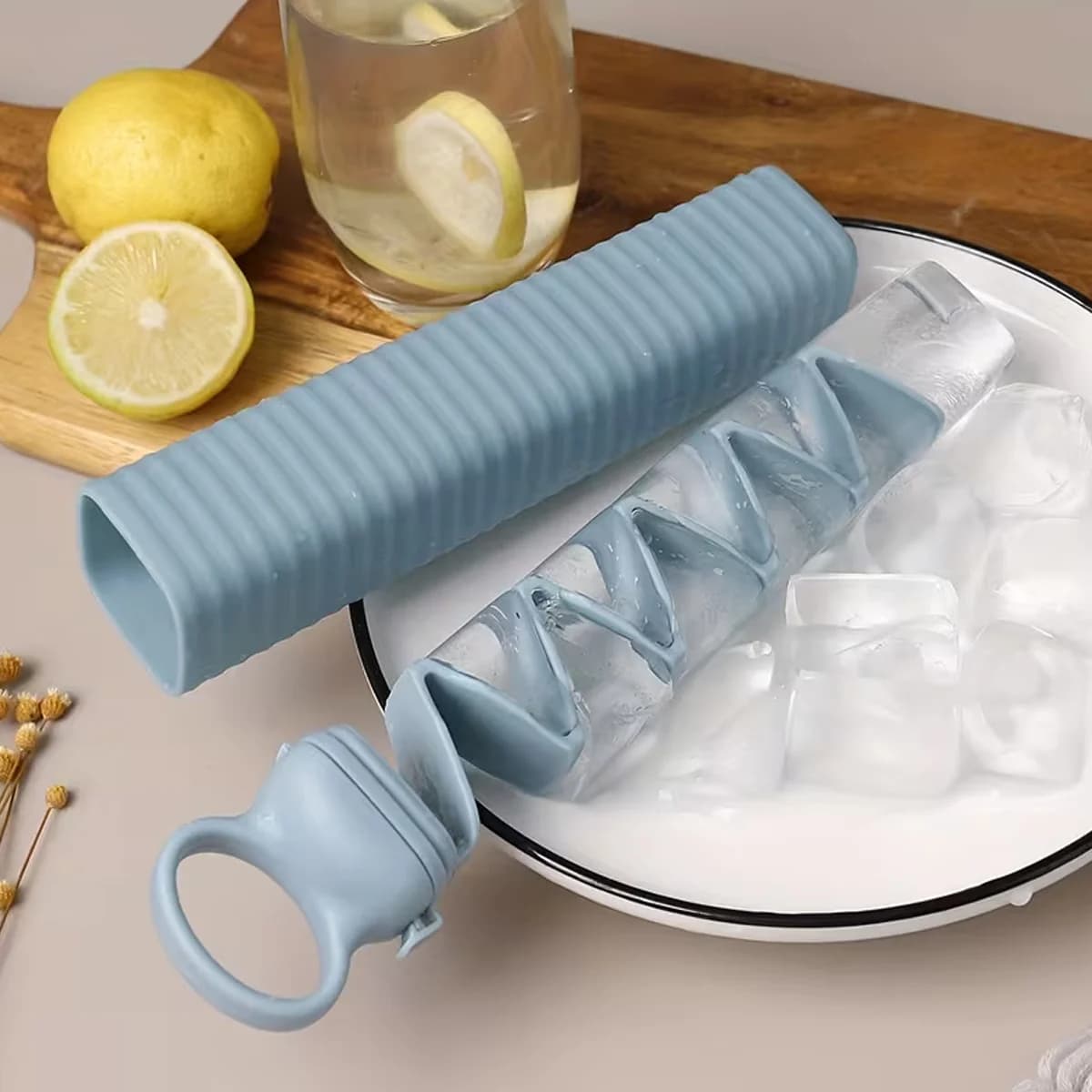 Forma longa para cubos de gelo