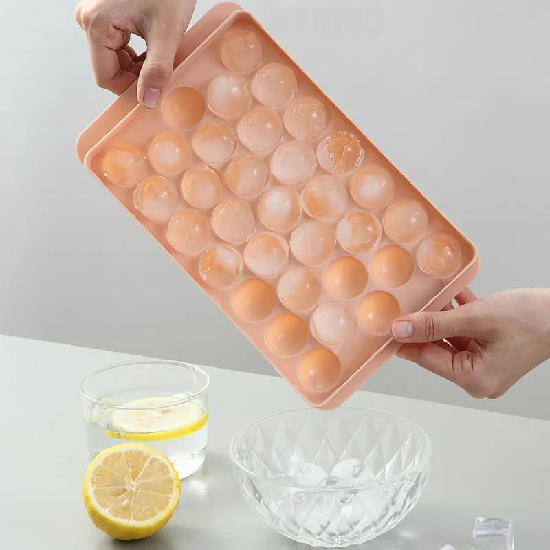 Forma de Cubos de Gelo Hóquei 33 Cavidades
